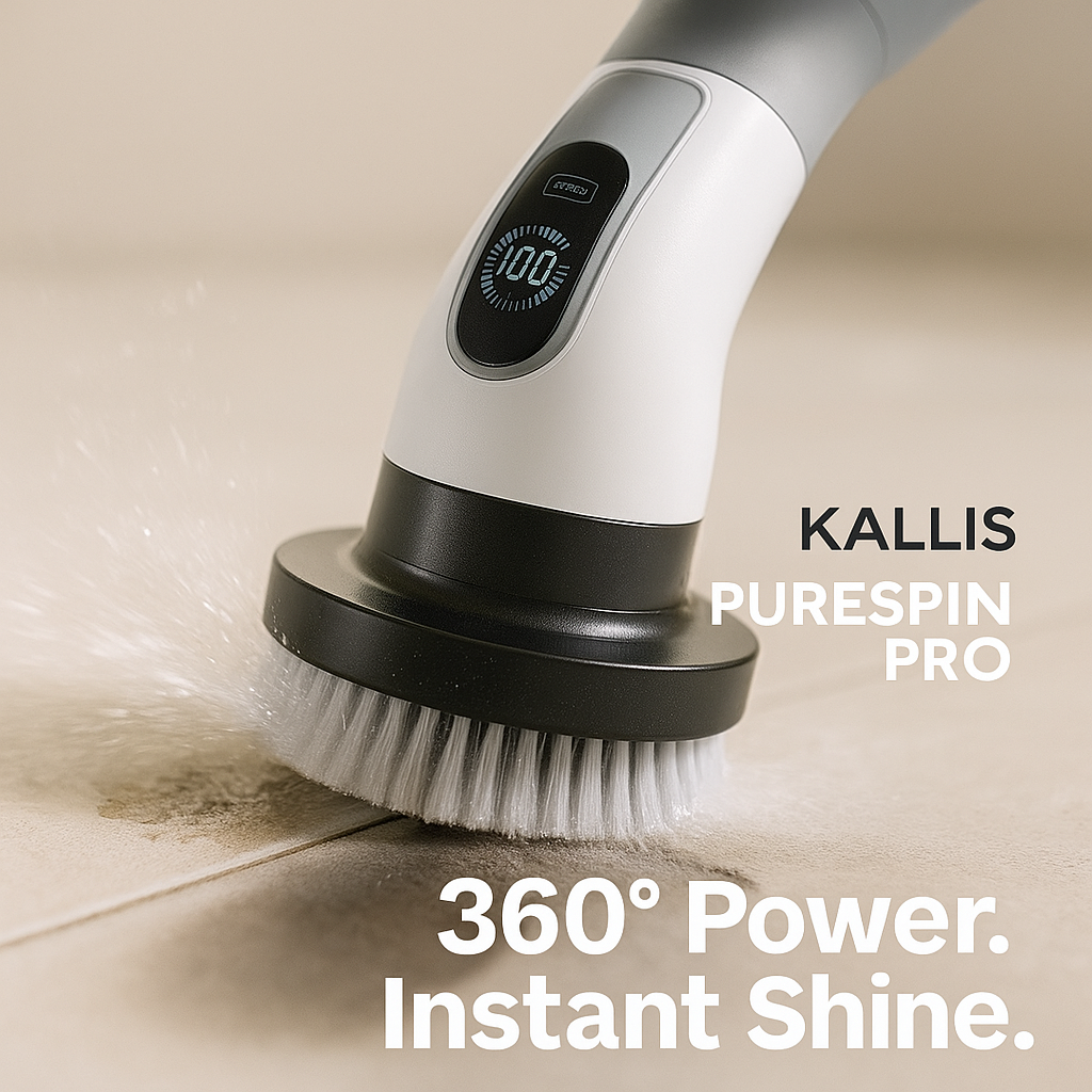 KALLIS PureSpin Pro™ - Electric Spin Scrubber