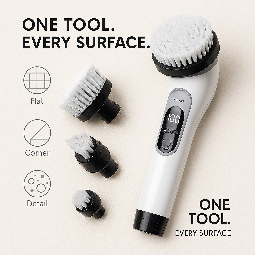 KALLIS PureSpin Pro™ - Electric Spin Scrubber