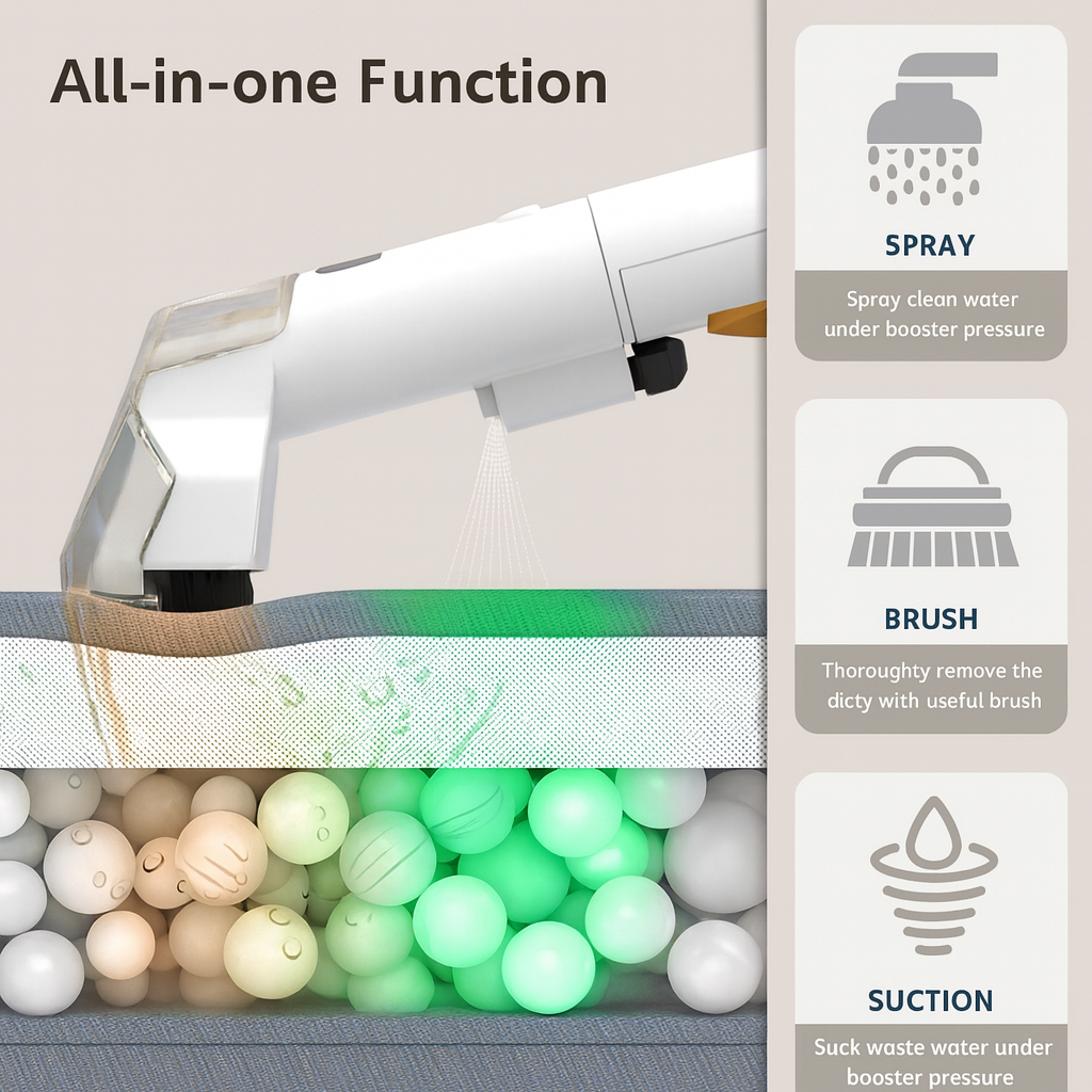 KALLIS Powermax™ - Smart Induction Water Spray Cleaning Device